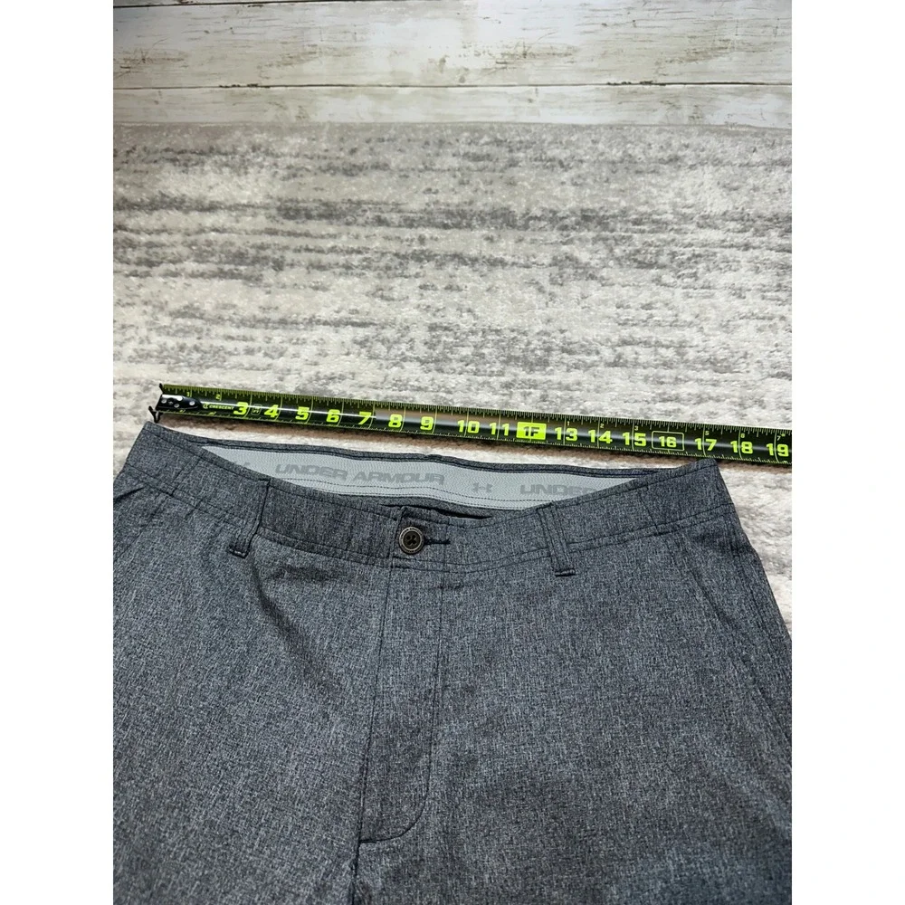 Under Armour Golf Pants Mens 36x32 Gray Performance Heathered Match Play